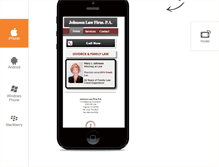 Tablet Screenshot of maryjohnsonlawfirm.com